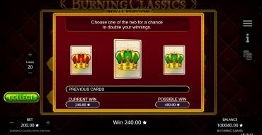 Burning Classics Royal Edition: Juego de riesgo