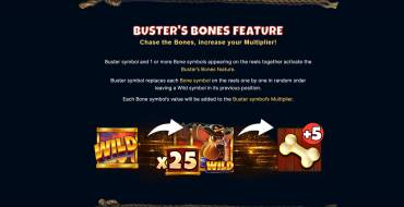 Buster’s Bones: Juegos de bonificación