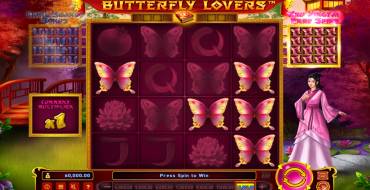 Butterfly Lovers: Tiradas gratuitas y/o re-giros