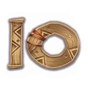 El símbolo 10 en Safari Sun