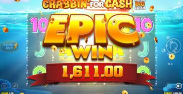 Crabbin' for Cash: Extra Big Catch Jackpot King: Ganancias