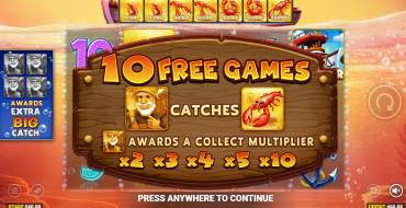 Crabbin' for Cash: Extra Big Catch Jackpot King: Tiradas gratuitas y/o re-giros