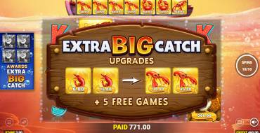 Crabbin' for Cash: Extra Big Catch Jackpot King: Tiradas gratuitas y/o re-giros