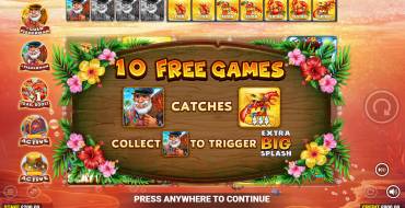 Crabbin' for Cash Extra Big Splash: Tiradas gratuitas y/o re-giros