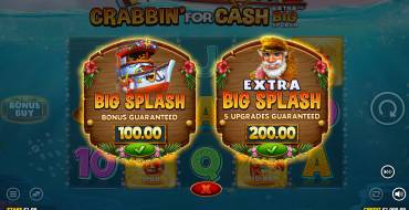 Crabbin' for Cash Extra Big Splash: Características únicas