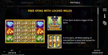 Crack the Bank Hold and Win: Tiradas gratuitas y/o re-giros