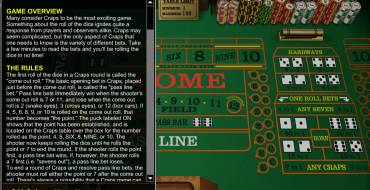 Craps Betsoft: Reglas