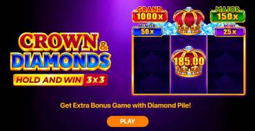 Crown and Diamonds: Hold and Win: Características únicas