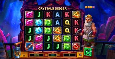 Crystals Digger: Máquina tragaperras