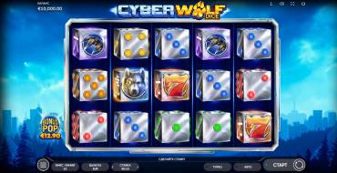 Cyber Wolf Dice: Máquina tragaperras