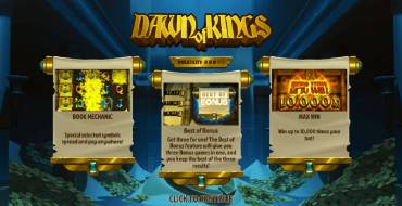 Dawn of Kings: Características únicas