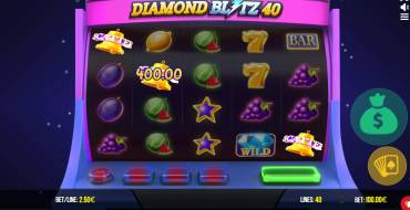 Diamond Blitz 40: Símbolos especiales