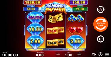 Diamonds Power: Hold and Win: Máquina tragaperras