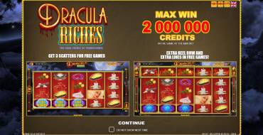 Dracula Riches: Características únicas