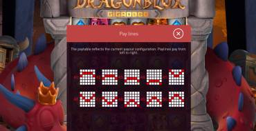 DragonBlox: Tabla de pagos