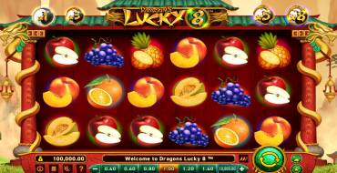 Dragons Lucky 8: Máquina tragaperras