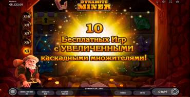 Dynamite Miner: Tiradas gratuitas y/o re-giros