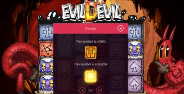 Evil Devil: Tabla de pagos