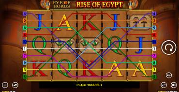 Eye of Horus: Rise of Egypt: Máquina tragaperras