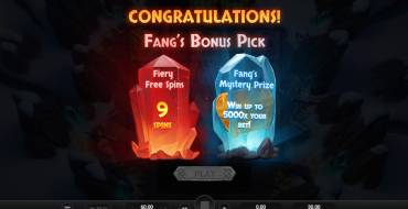 Fang's Inferno Dream Drop: Juegos de bonificación