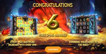 Firedrake’s Fortune: Tiradas gratuitas y/o re-giros