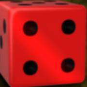 Froggy Dice: Un cubo rojo