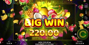 Fruit Heaven Hold And Win: Ganancias