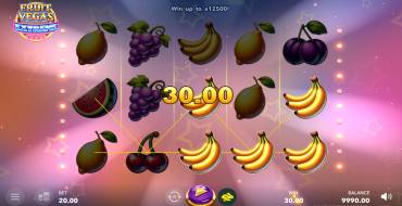 Fruit Vegas Extreme X125: Ganancias