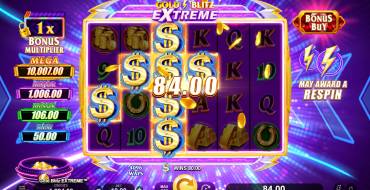 Gold Blitz Extreme: Ganancias