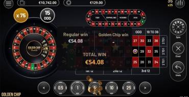 Golden Chip Roulette: Características