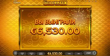 Golden Ox: Ganancias