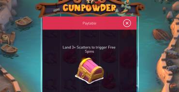 Gunpowder: Tabla de pagos