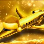 Holly Jolly Cash Pig: Un avión dorado