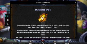 Hot Rod Racers: Tiradas gratuitas y/o re-giros