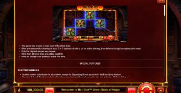 Hot Slot: Great Book of Magic: Reglas