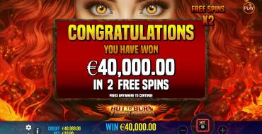 Hot to Burn – 7 Deadly Free Spins: Giros gratis