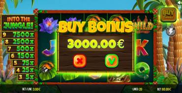 Into The Jungle Bonus Buy: Bonificaciones