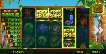 Into The Jungle Bonus Buy: Giros gratis