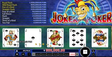 Joker Poker: Ganancias