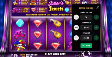 Joker’s Jewels: Apuestas