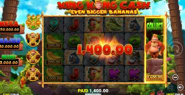 King Kong Cash Even Bigger Bananas: Ganancias