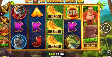 King Kong Cash Go Bananas Jackpot King: Ganancias