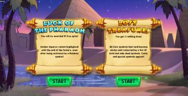 Le Pharaoh: Juegos de bonificación