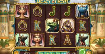 Legacy of Egypt: Interfaz