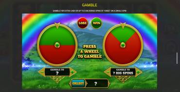 Luck O` The Irish Big Bonus: Juego de riesgo