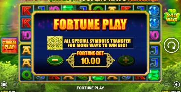 Luck O` The Irish: Mystery Ways Fortune Play: Características únicas