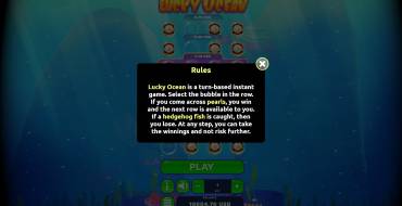 Lucky Ocean: Reglas