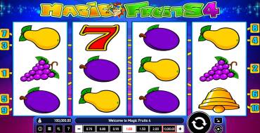 Magic Fruits 4 Deluxe: Máquina tragaperras