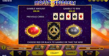 Magic Spinners: Juego de riesgo