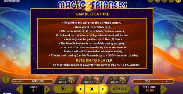 Magic Spinners: Reglas